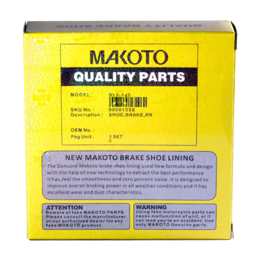 MK Brake Shoe, RR (STX-125)
