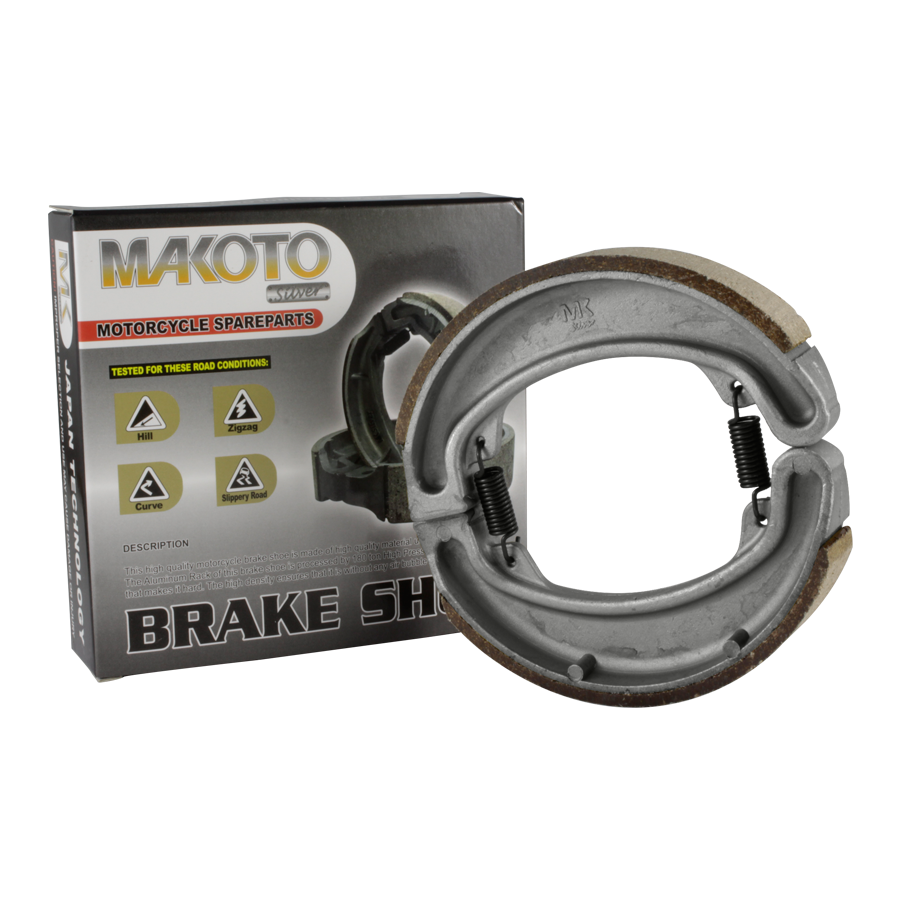 MK-Silver Brake Shoe, FR (TMX-155)