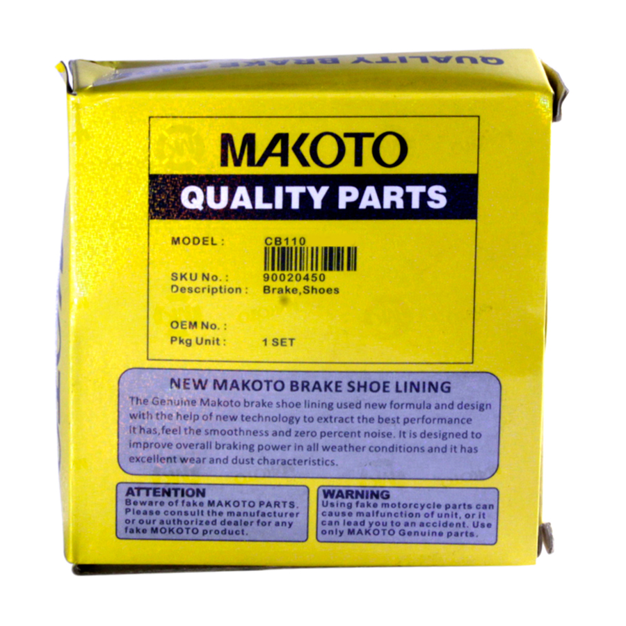 MK Brake Shoe, RR (CB110)