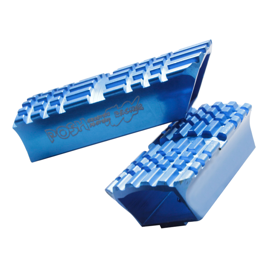 Step, Footrest (Silver, Blue)