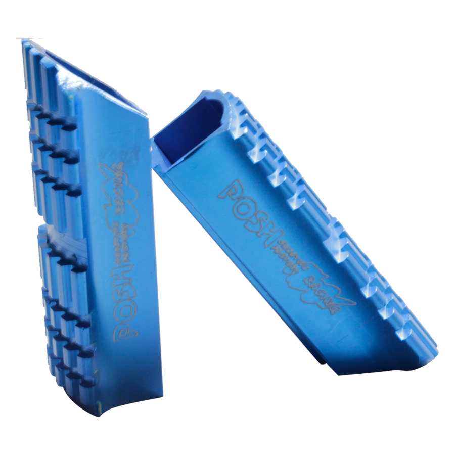 Step, Footrest (Silver, Blue)