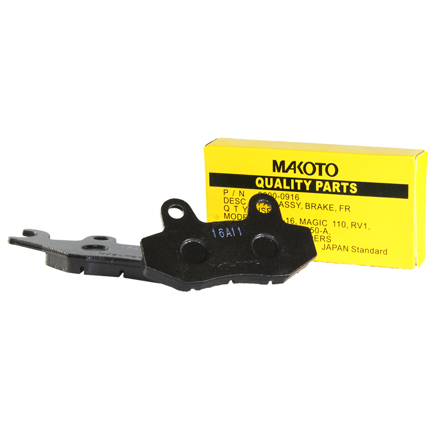 PAD ASSY, BRAKE FR. (MAGICRR, BONUS-X, BONUS110, DUAL PISTON CAFE 152, SPORT BONUS SR 110, VF3i,VPERMAN)