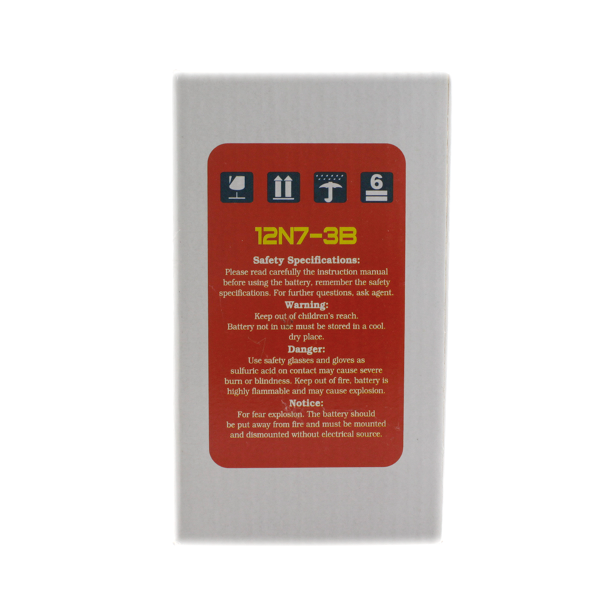 BATTERY 12N7-3B (w/ SOLUTION)