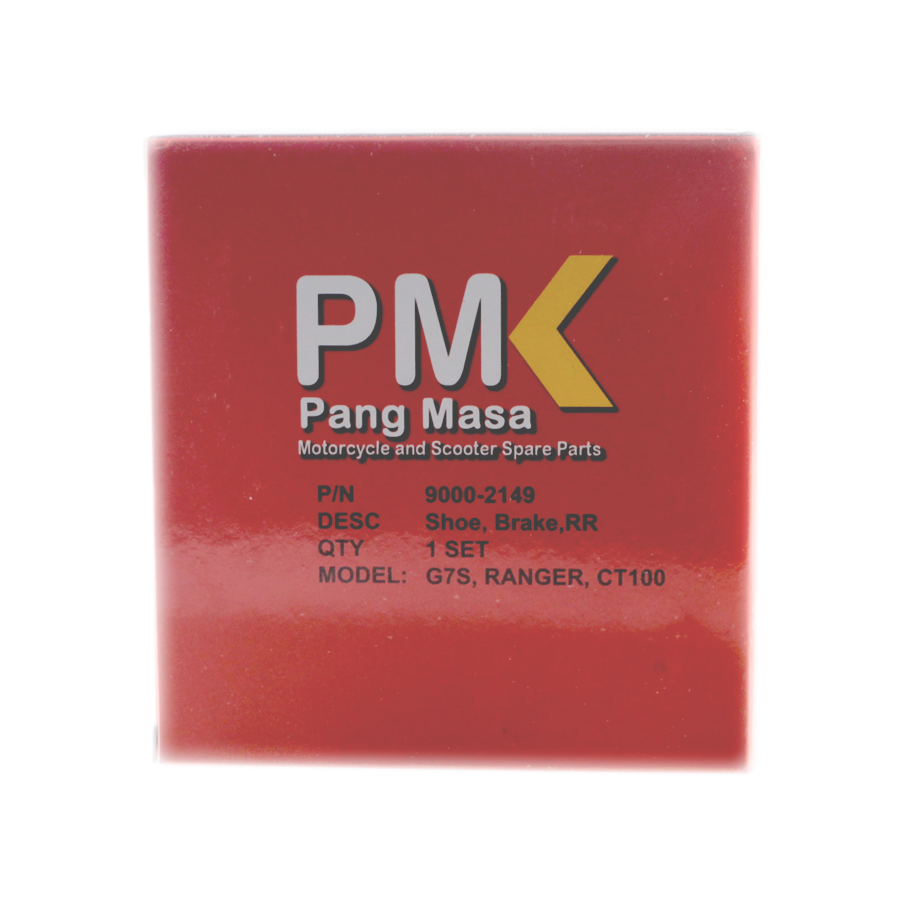 Brake Shoe, RR (PM) (Red Lining) (CT100, G7Z, R-100)