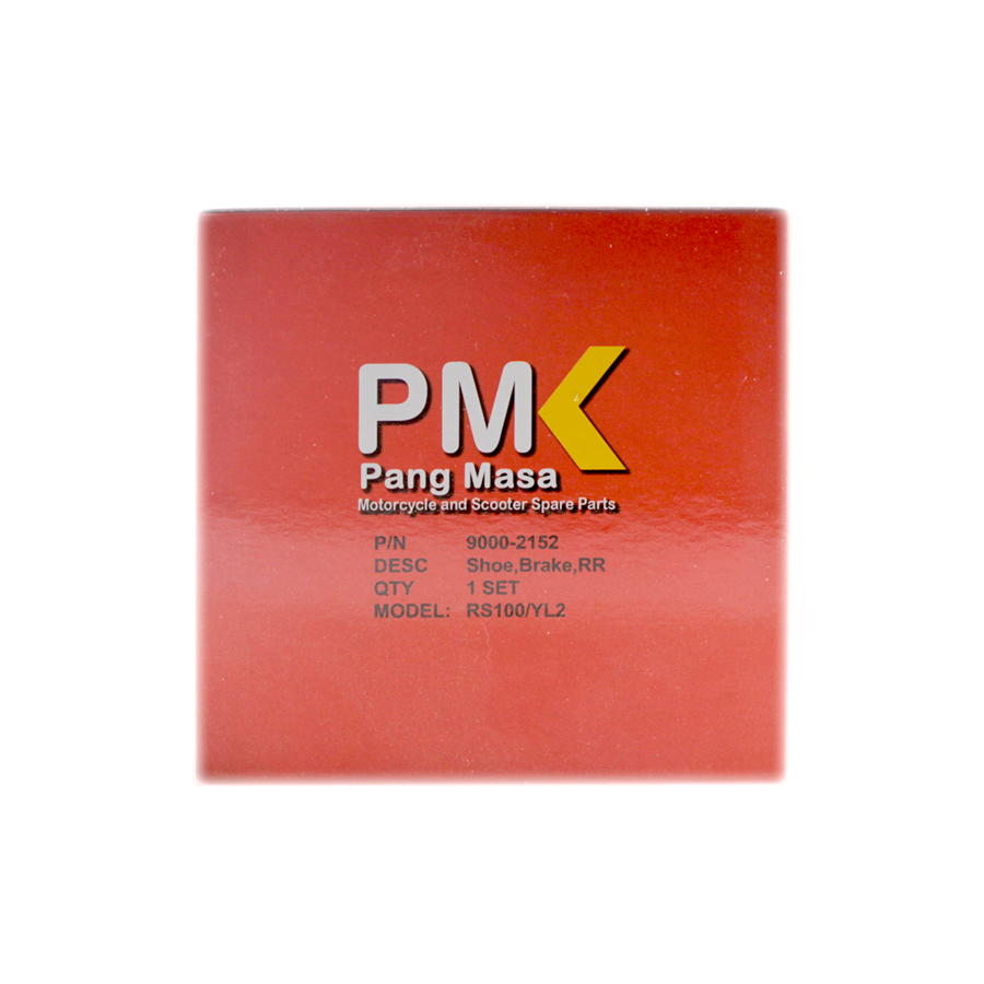 Brake Shoe, RR (PM) (Red Lining) (RS100, YL2)