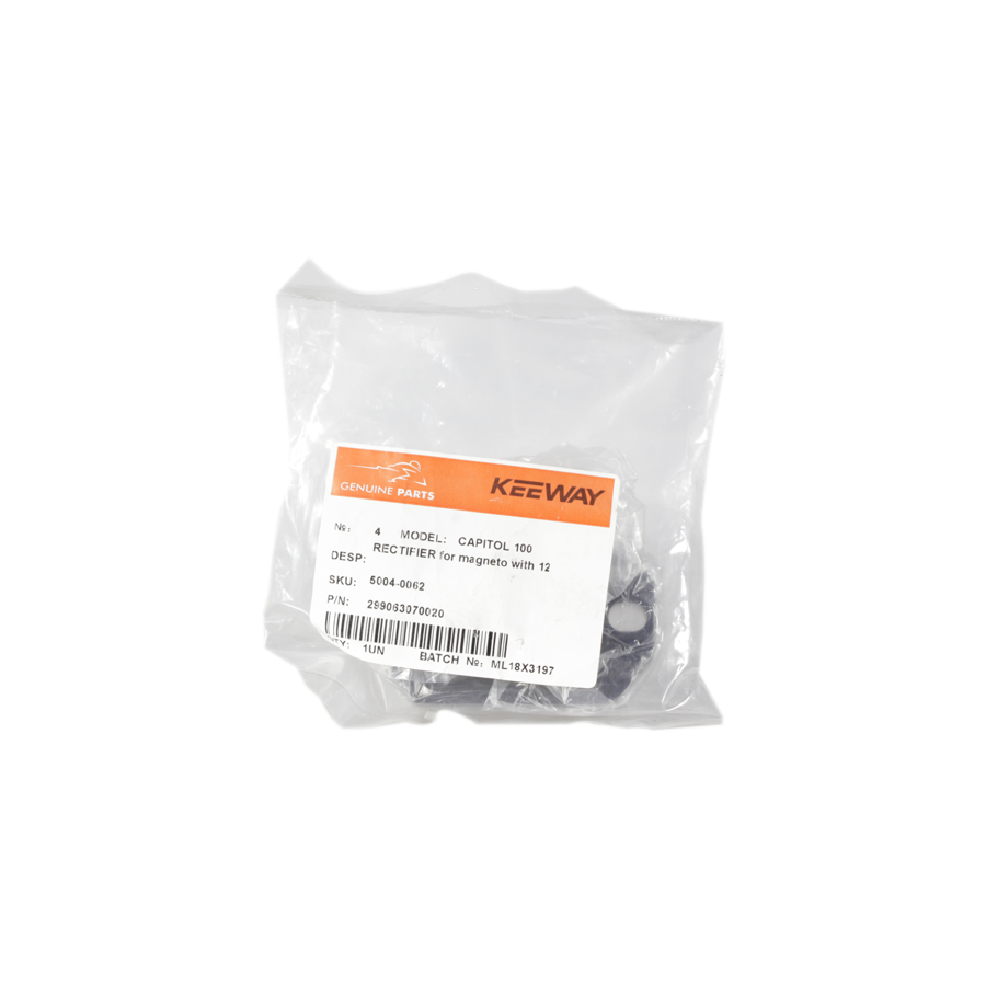RECTIFIER (CAPITOL 100, BRUSCO 125, SIP125, CAFE RACER 152, K-BLADE, SUPERLIGHT 200)
