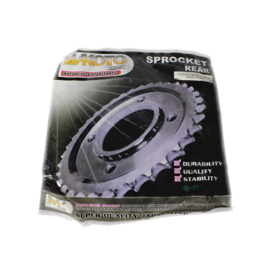SPROCKET, REAR (34T) (MK-S) RAIDER150, SMASH110