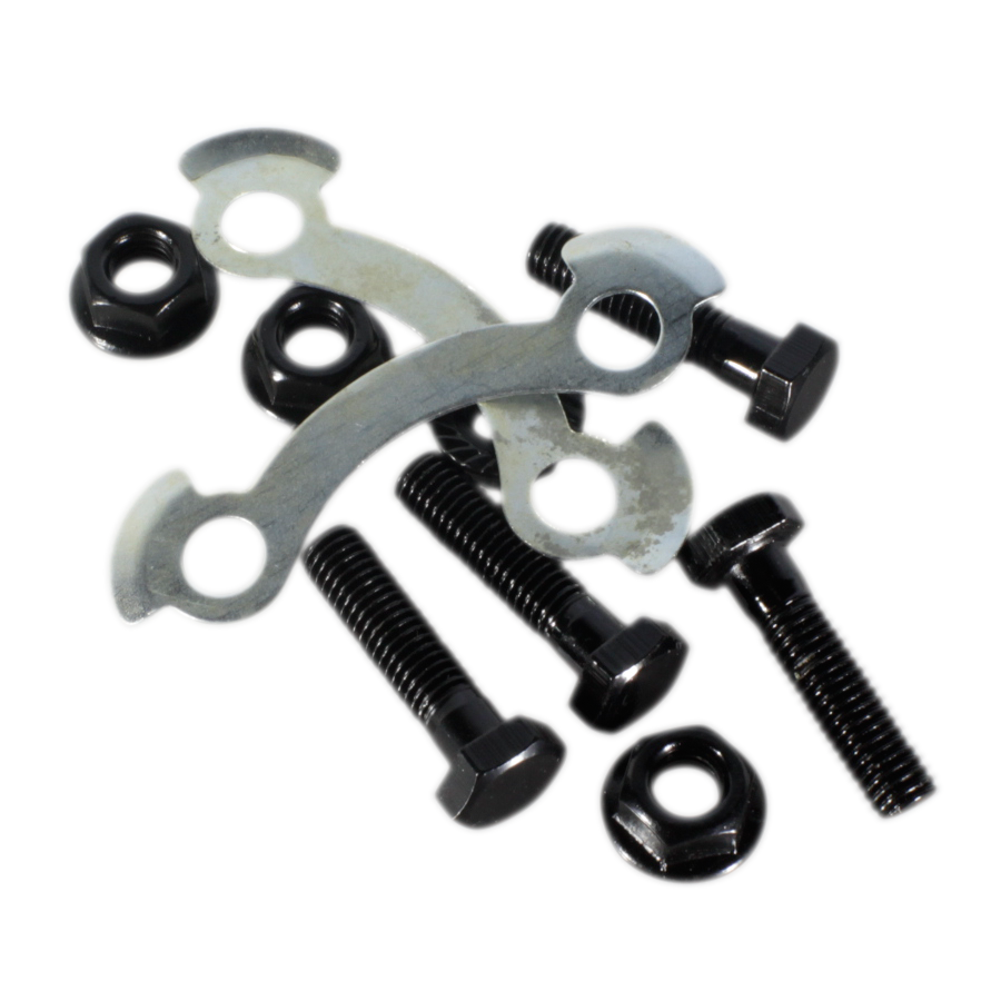 Sprocket, Bolt Kit (BLACK) (C100,WAVE100,WAVE110)