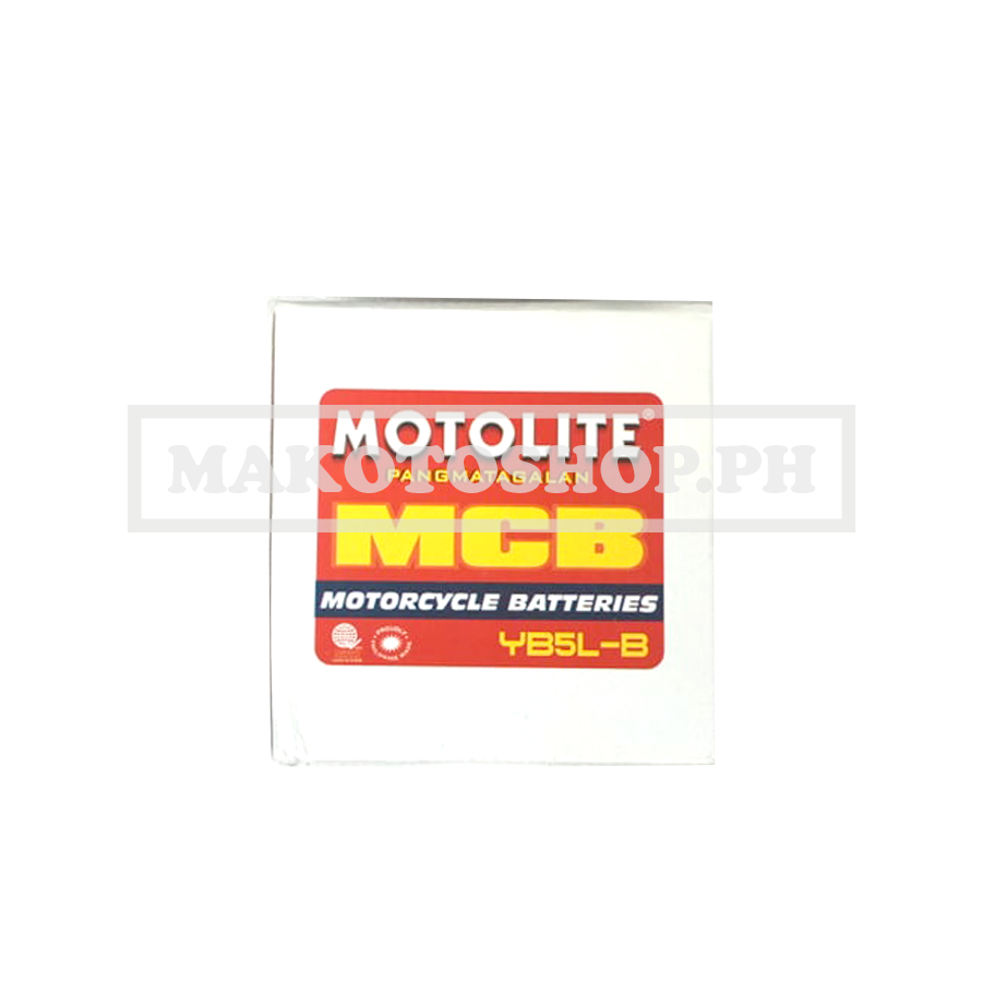 BATTERY (YB5L-B) W/ SOLUTION (MOTOLITE)