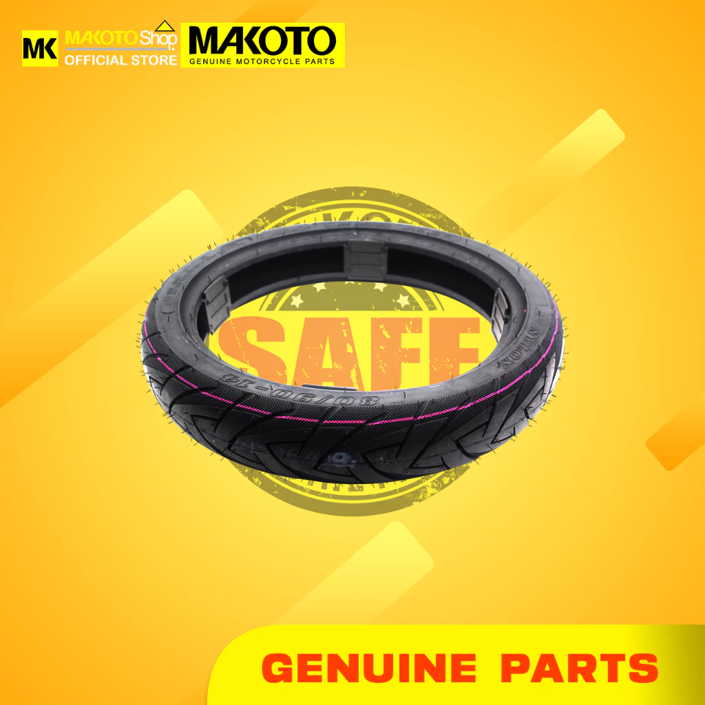 TIRE 80/90-14 (TUBELESS) HKW 680 (MAKOTO DRAGON)