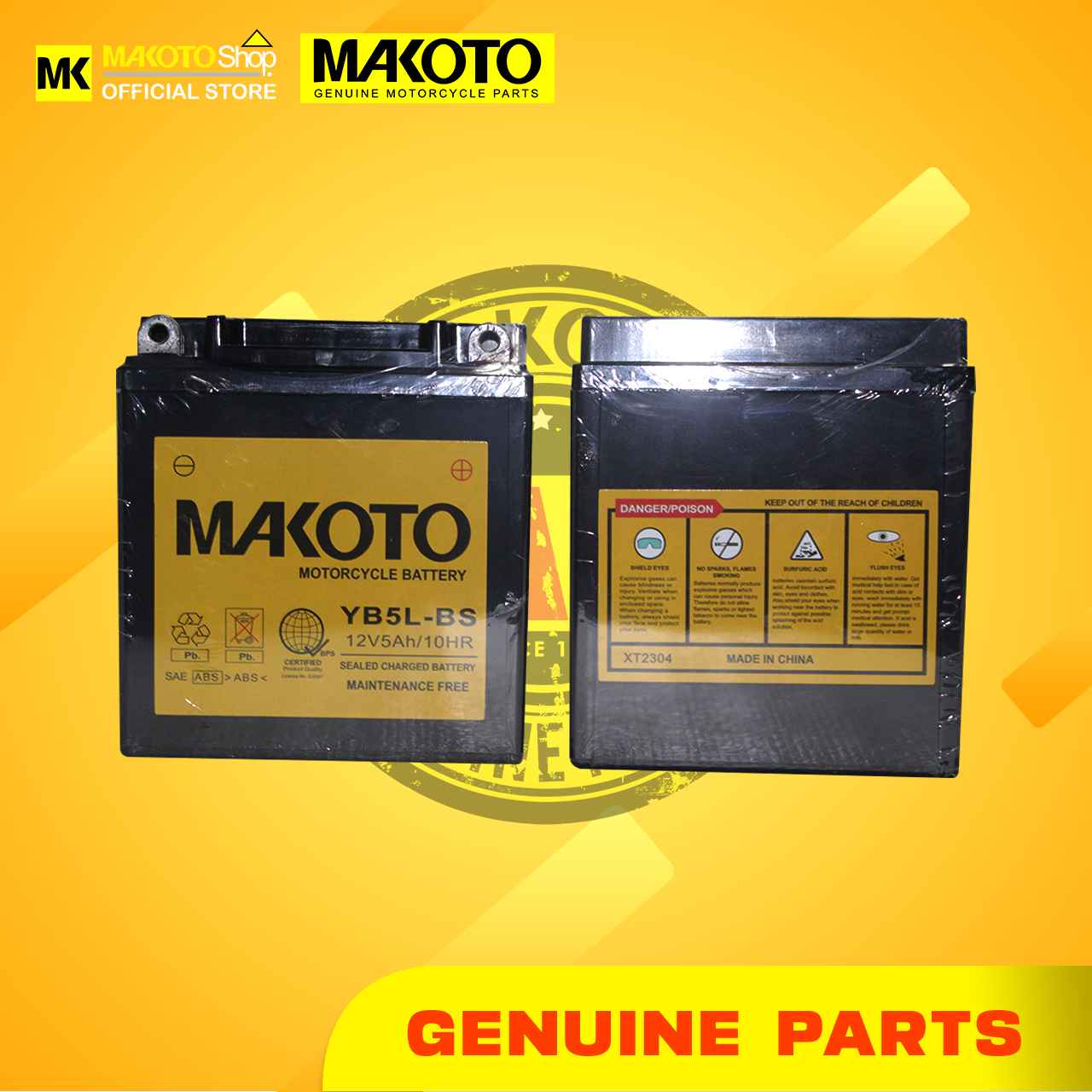 BATTERY YB5L-BS (MAKOTO)