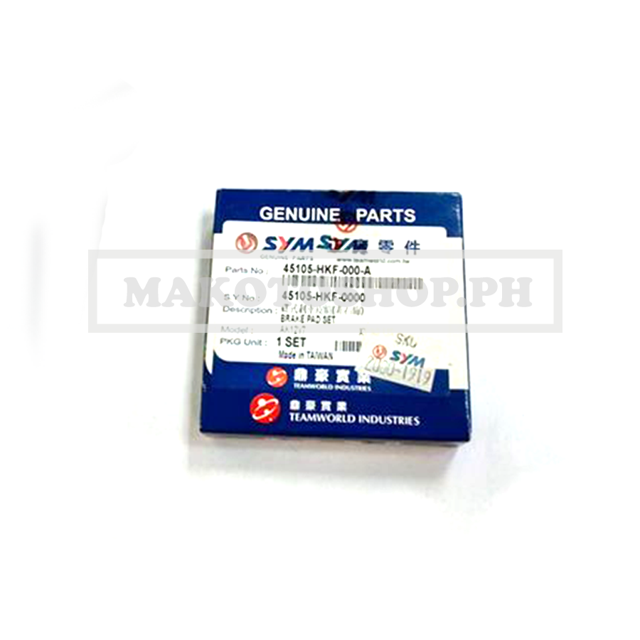 PAD ASSY, BRAKE, FR(CITYCO)