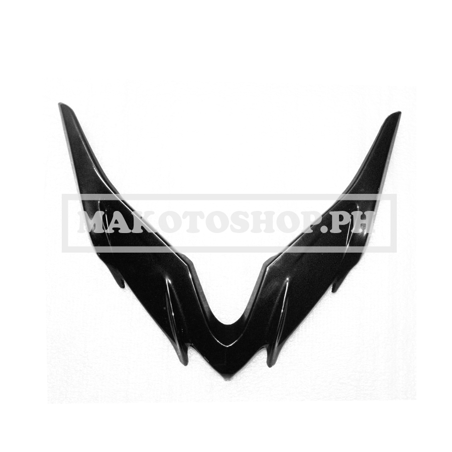EMBLEM, COVER FR (BLACK) (JET-POWER 125)