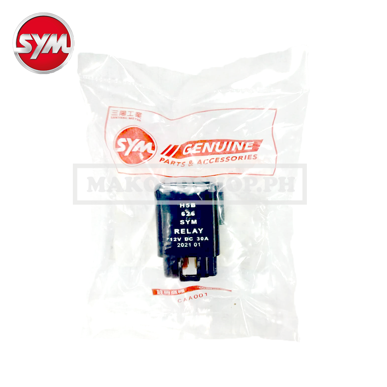 RELAY, ELECTRIC UNIT (MAXSYM, GTS300)