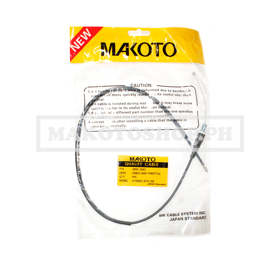 CABLE ASSY, THROTTLE (MK) (GTX-150)