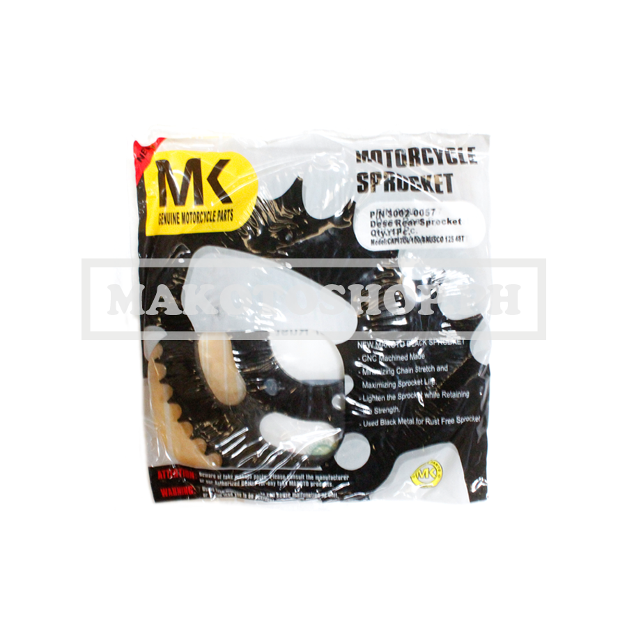 SPROCKET, RR (48T) MK (CAPITOL 100, BRUSCO 125)