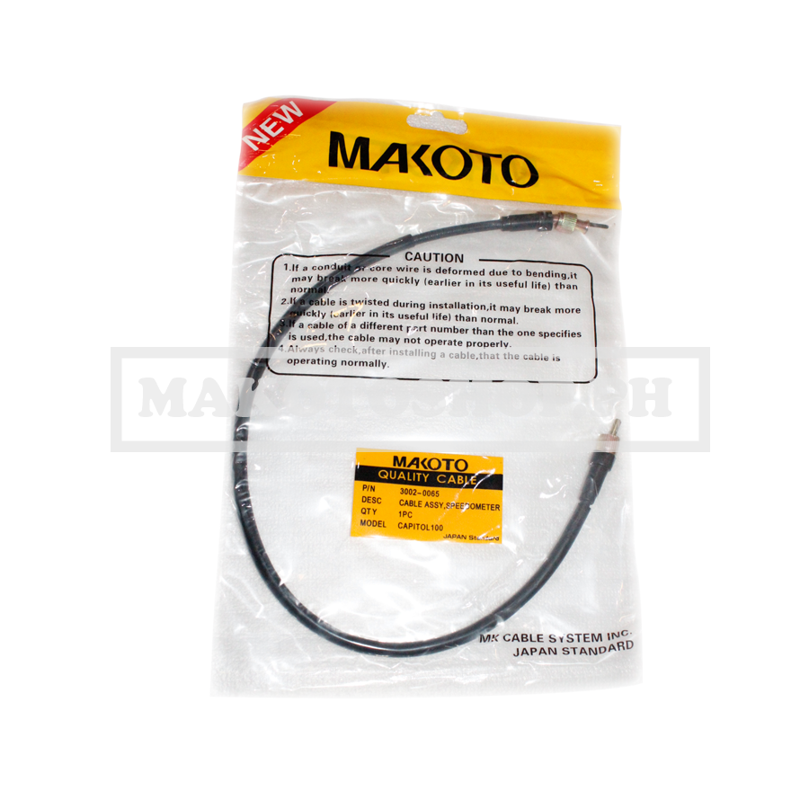 CABLE ASSY, SPEEDOMETER (MK) (CAPITOL 100, BRUSCO 125)