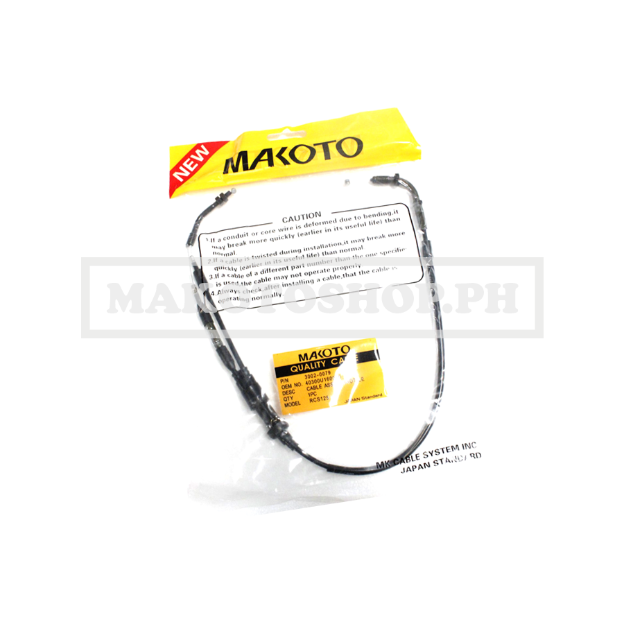CABLE ASSY, THROTTLE (MK) (RCS 125)