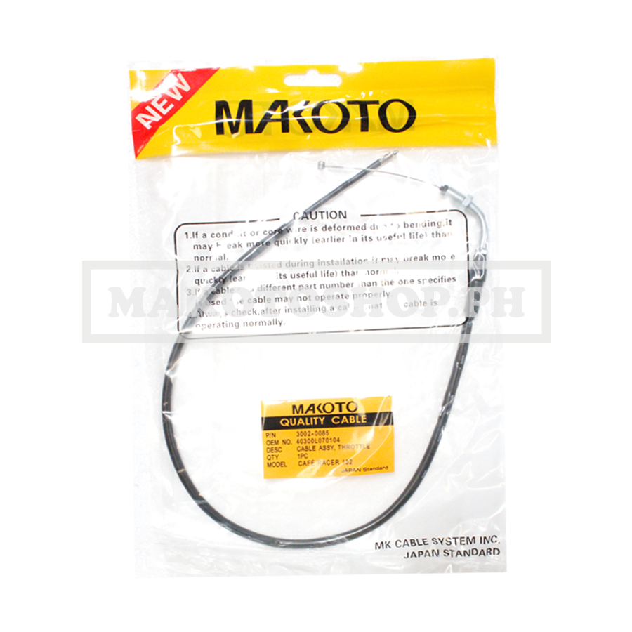 CABLE ASSY, THROTTLE (MK) (CAFE RACER 152)
