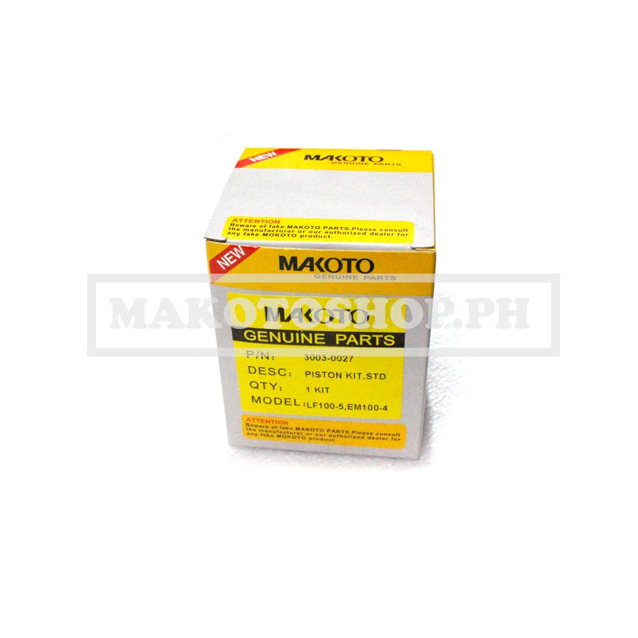 PISTON KIT, STD (EM100-4/X, BONUS-X)
