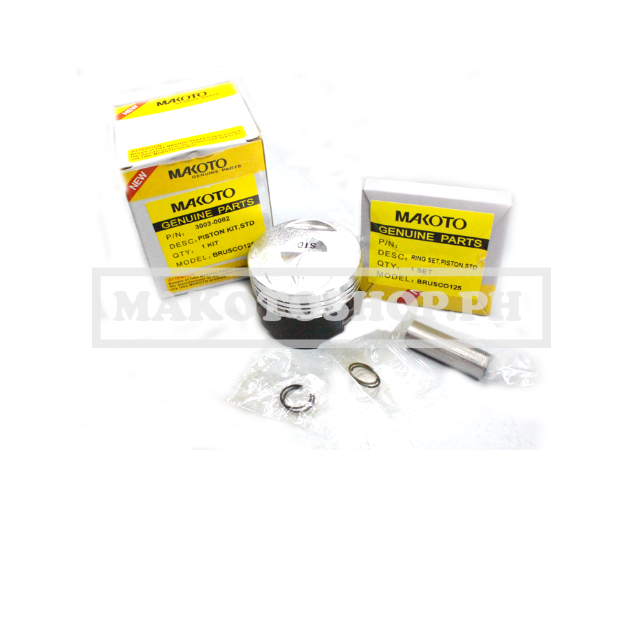 PISTON KIT, STD (MK) (BRUSCO 125)