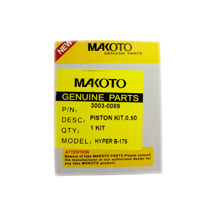 PISTON KIT, 0.50 (MK) (HYPERBRUSCO 175)
