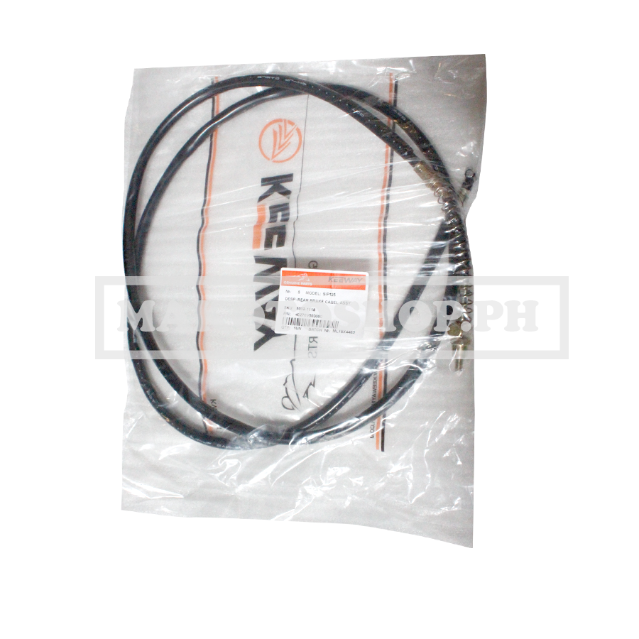 CABLE ASSY, BRAKE, RR (SIP 125)