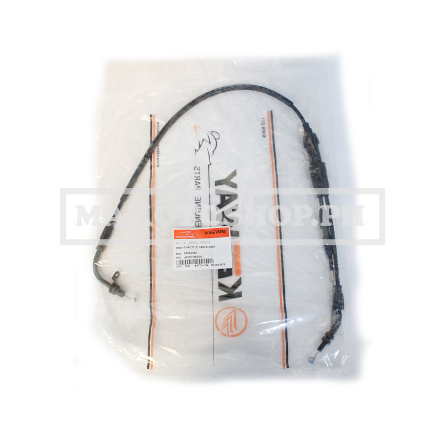 CABLE ASSY, THROTTLE (KEE 125)