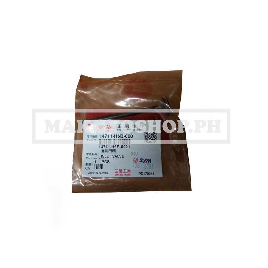 VALVE, INTAKE(SHARK, HS12W)