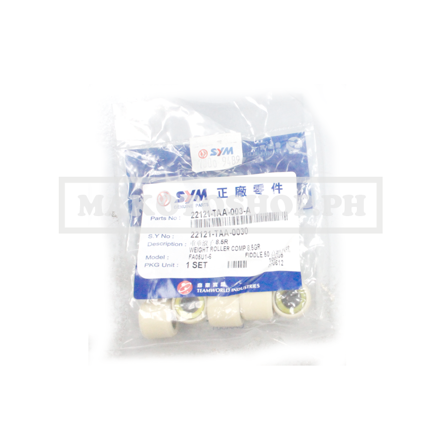 ROLLER SET, WEIGHT 8.5G(CHACHA, JET100, GP100) (JET-100)
