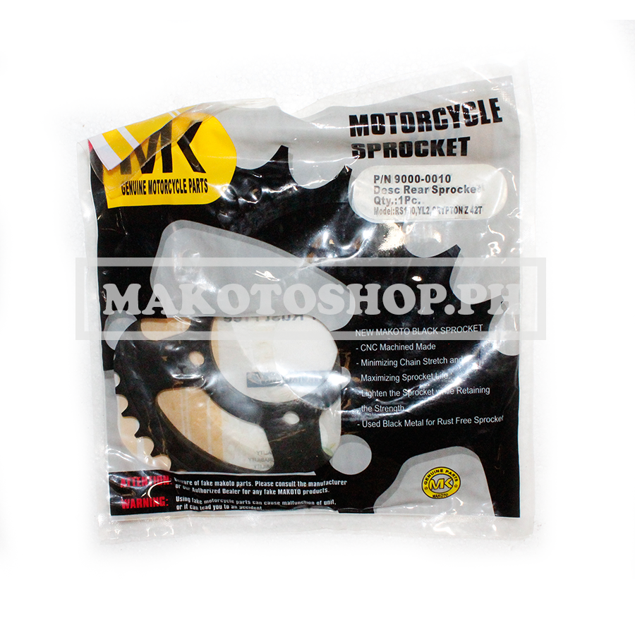 SPROCKET, REAR (42T) (MK) (RS100, YL2, CRYPTON Z)