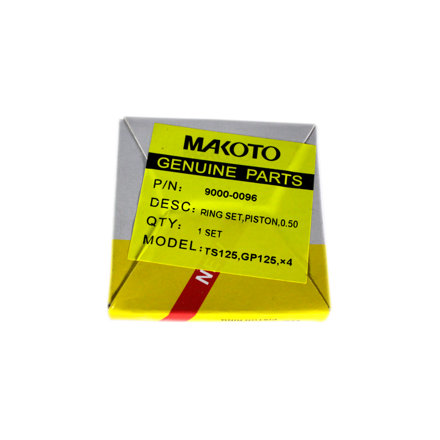MK Piston Ring, Set 0.50 (GP125,TS125)