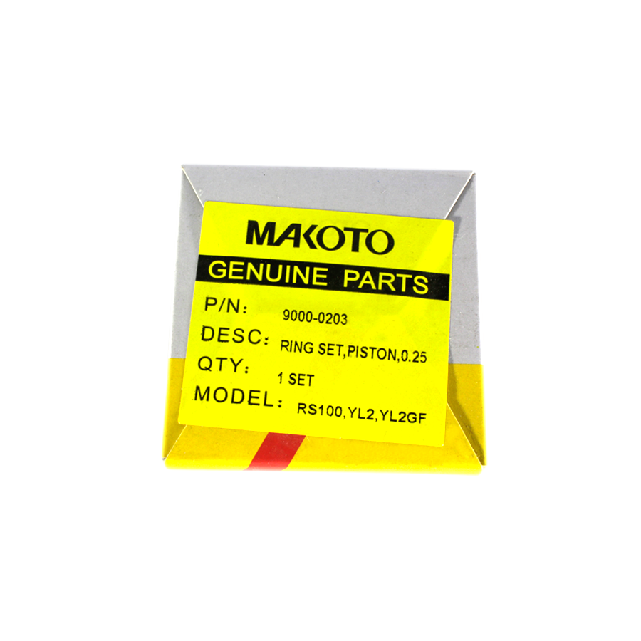 MK Piston Ring Set 0.25 (RS100, YL2, YL2GF)