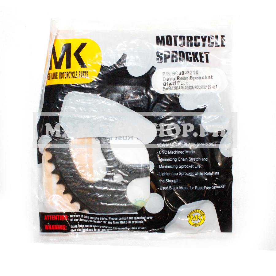 SPROCKET, REAR (48T) (MK) (TMX-155, CG125, ROUSER 135)