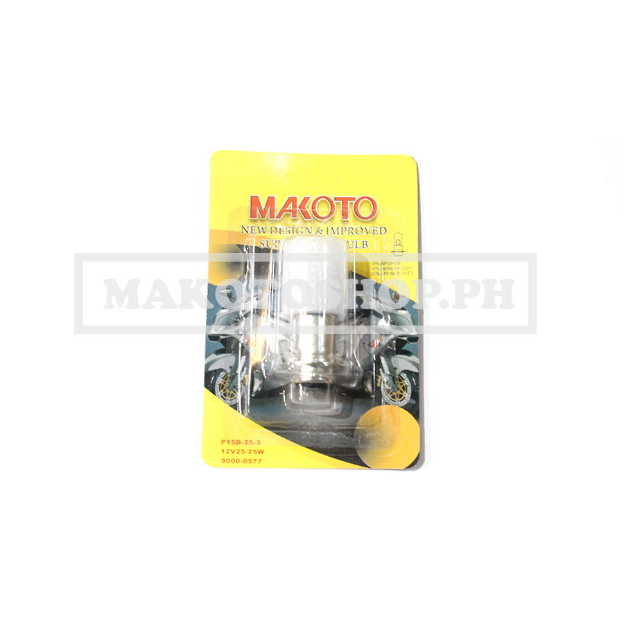 BULB, HEADLIGHT 12V25/25W S.WH(MAKOTO) (MAKOTO)