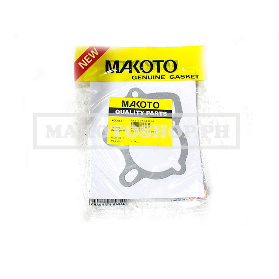 GASKET, CYLINDER(LF110, LIFAN, LF1107, LF125, MAKOTO) (MAKOTO)