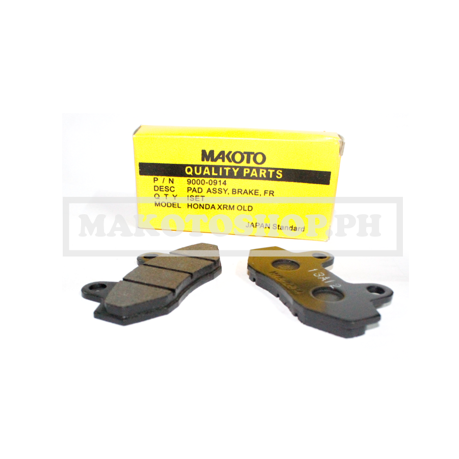 PAD ASSY, BRAKE, FR (MK) (XRM110 OLD, CAFE RACER 152, RAPIDO, KBLADE, EM-X125,ICON110,VPERMAN) 