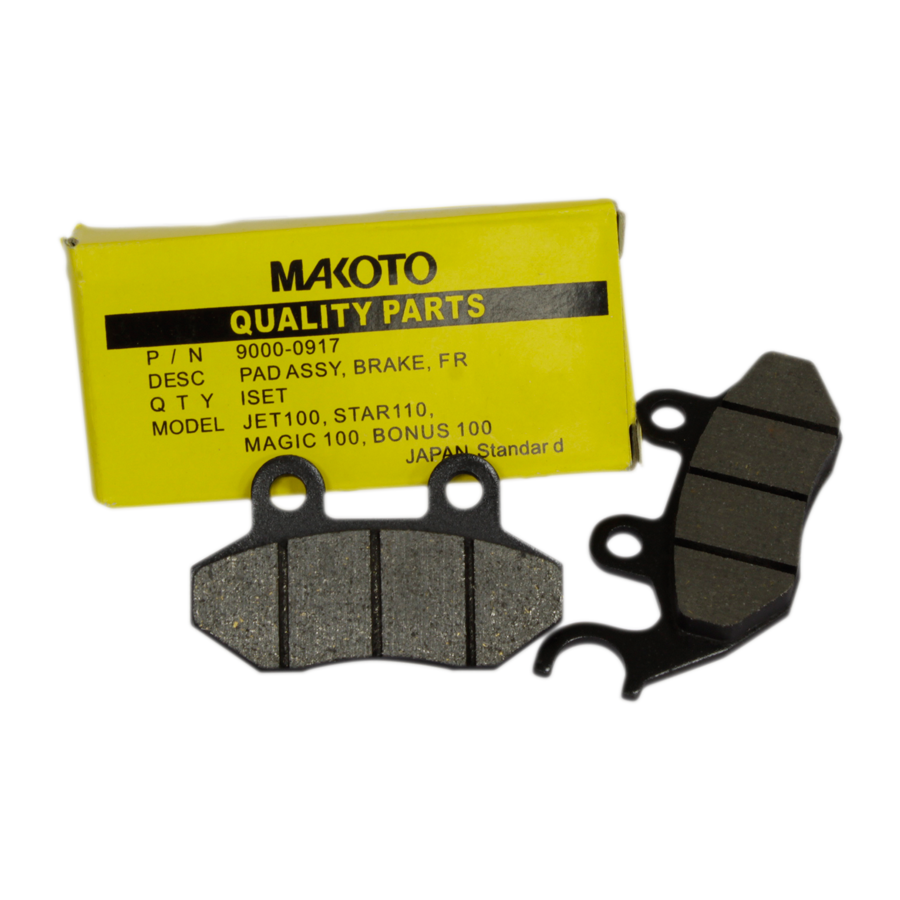 PAD ASSY, BRAKE, FR (MK) (STAR110, JET100, RADAR-X, JET POWER)