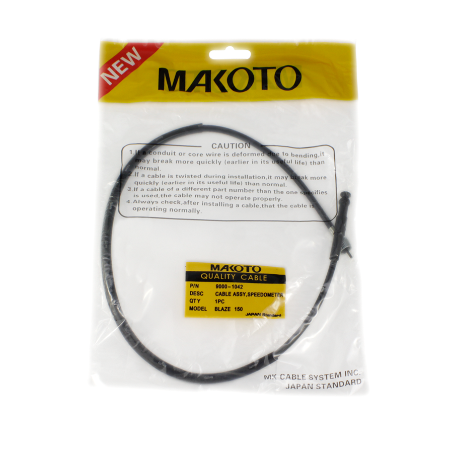 MK Speedometer, Cable Assy (Blaze 150, Wolf 125)