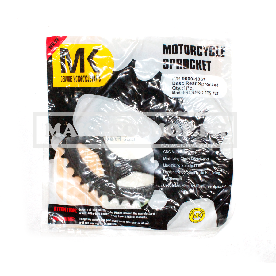 SPROCKET, REAR (42T) (MK) (BARAKO 175)
