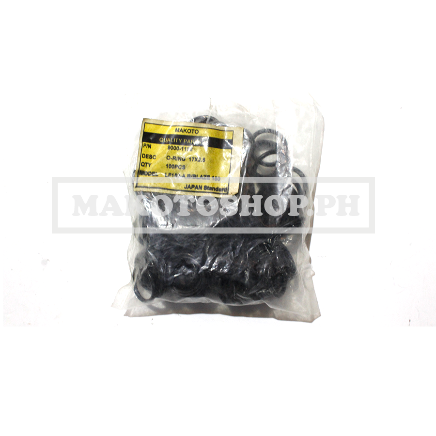 O-RING 17X2.5 (SHAFT CAM FOL)(BLAZE, XS150, LIFAN, LF150B, MAKOTO) (MAKOTO)