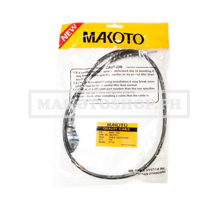 CABLE ASSY, BRAKE, FR (MK) (BAJAJ CT-100)