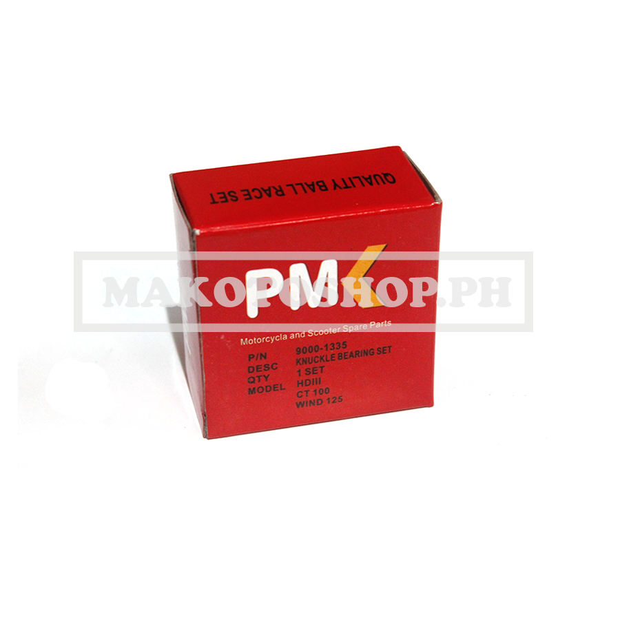 KNUCKLE, BEARING SET (PM) (HD3, CT100, BARAKO175, BOXER150, FURY125)