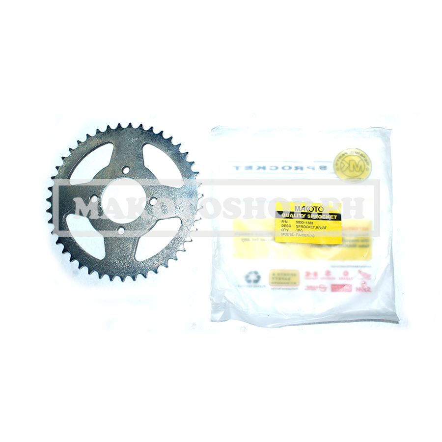 SPROCKET, REAR (43T) (MK) RAIDER 150