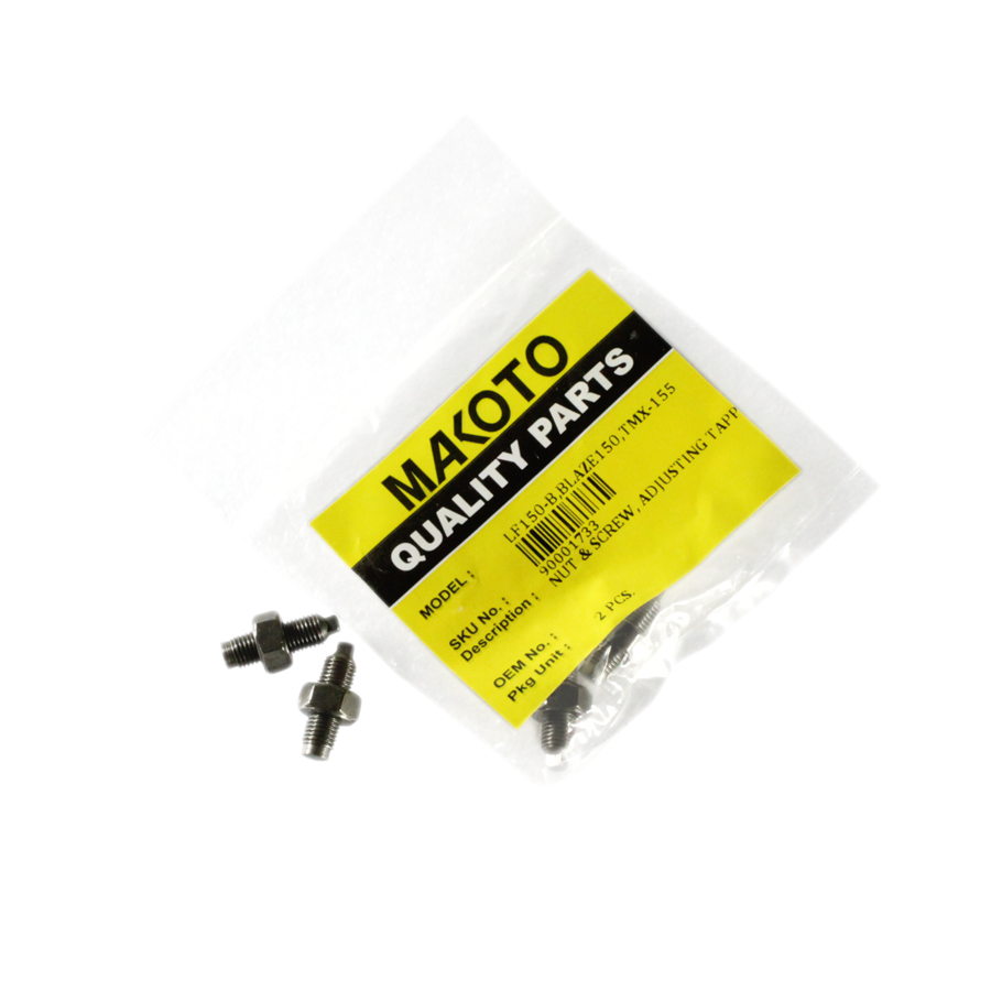 MK Nut & Screw, Adusting Tappet (TMX-155, BLAZE150, LF150-B)