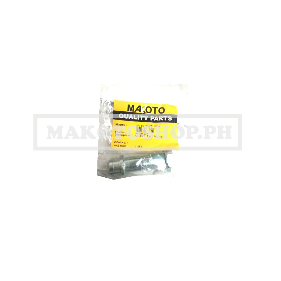 SLEEVE, AXLE W/ NUT(EM100X, EM1004, EM110E, LIFAN, LF1107, MAKOTO)