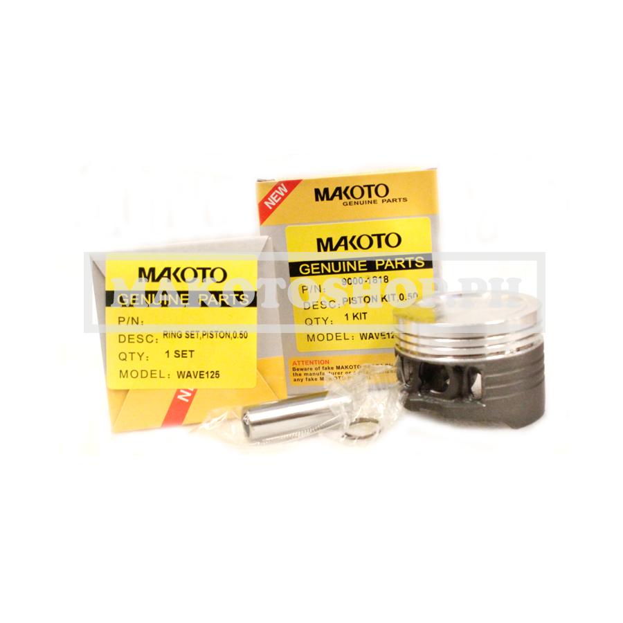 PISTON KIT, 0.50(MAKOTO, WAV125) (WAVE125, XRM125)