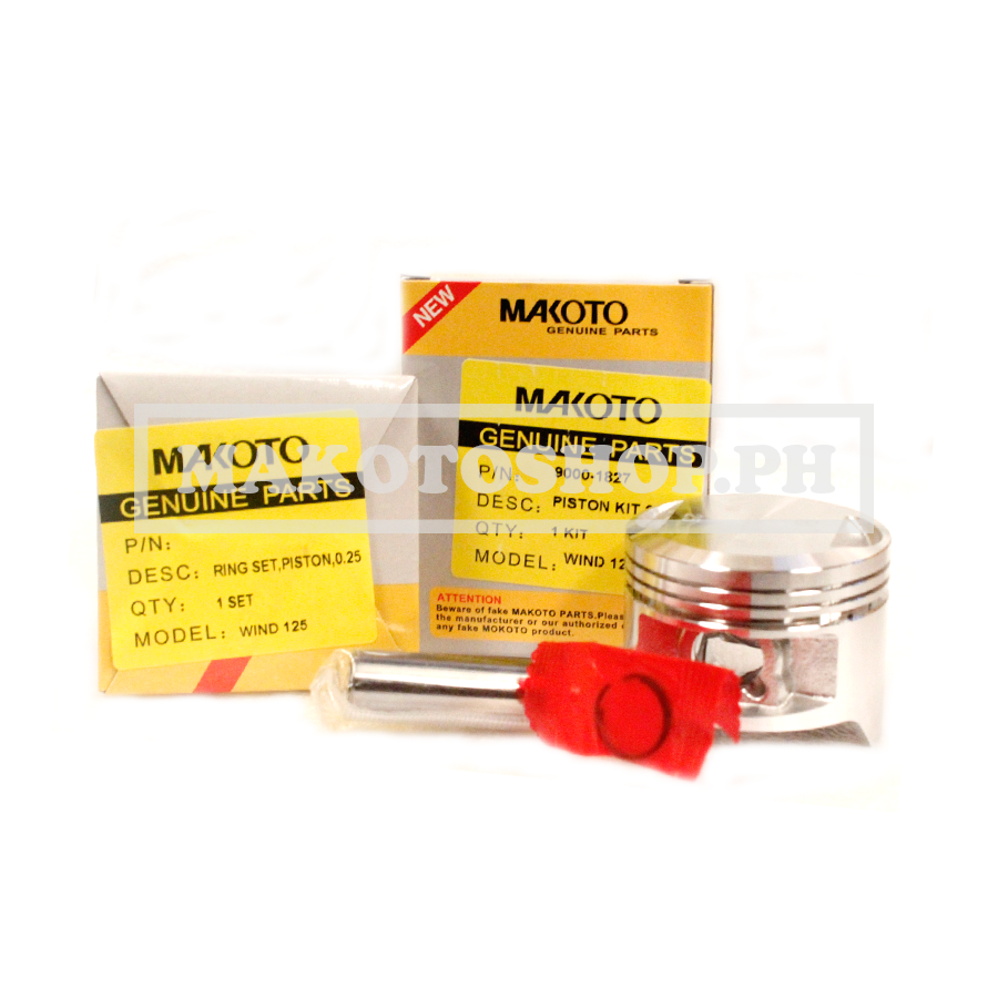 PISTON KIT, 0.25 (MK) (WIND 125)
