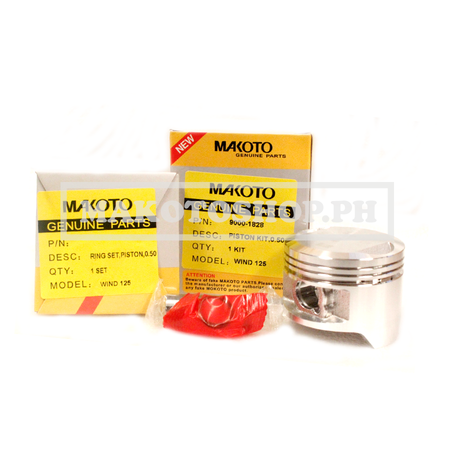 PISTON KIT, 0.50 (MK) (WIND 125)