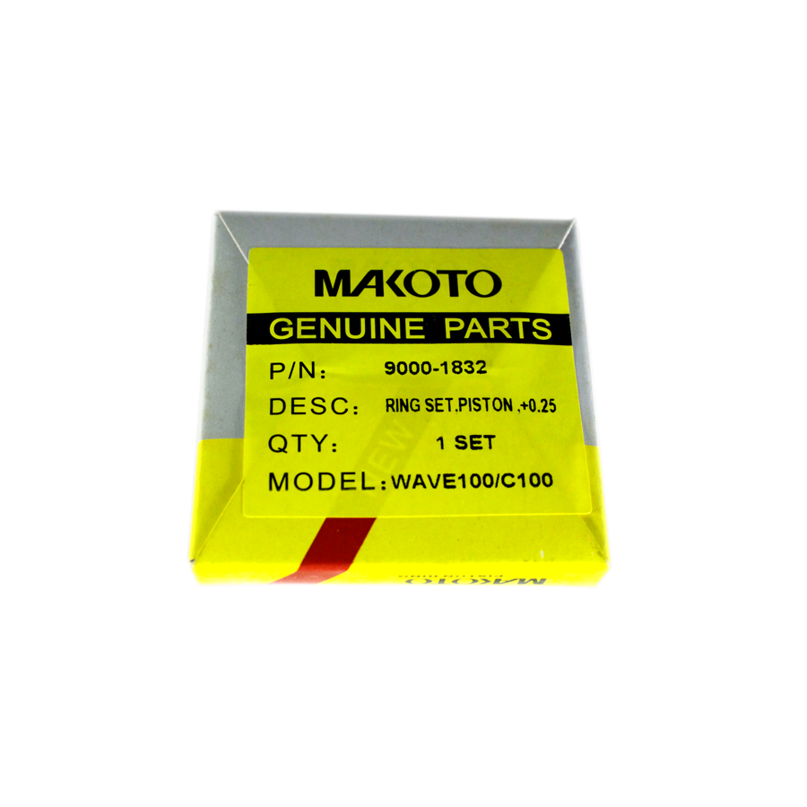 MK Piston Ring, Set 0.25 (C100,WAVE100,WAVE100-R)